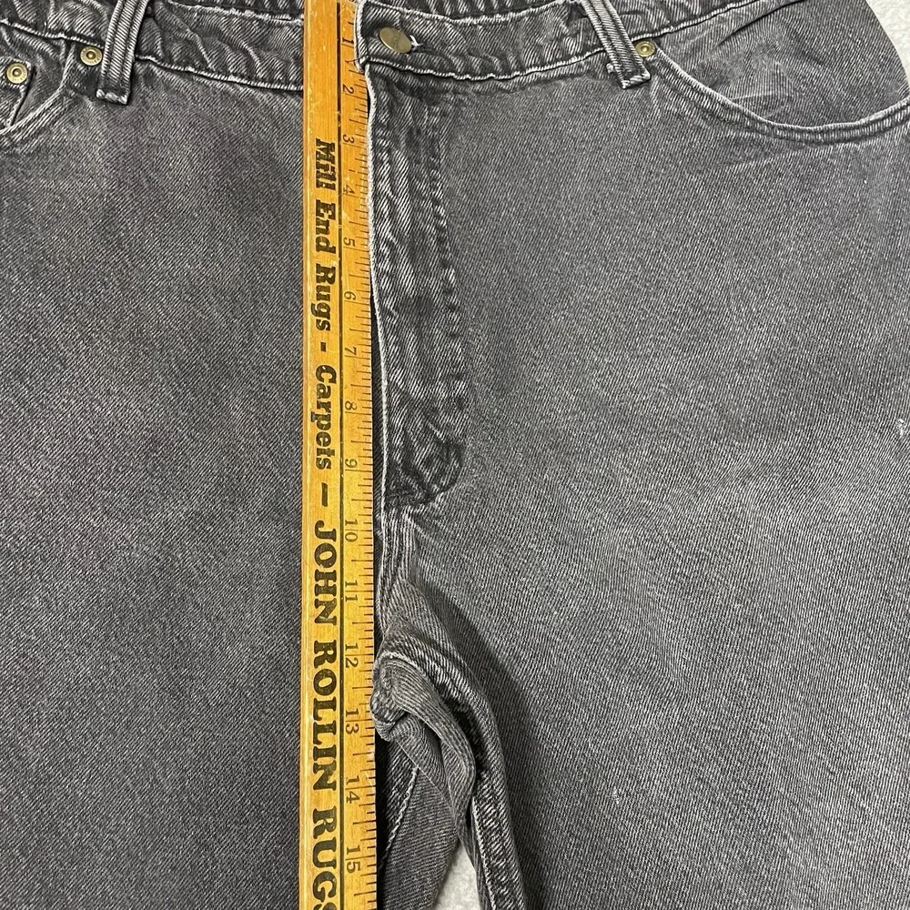 Vintage Carhartt Black Denim Jeans 40x30 Made in USA 90s Workwear Pants B17 BLK